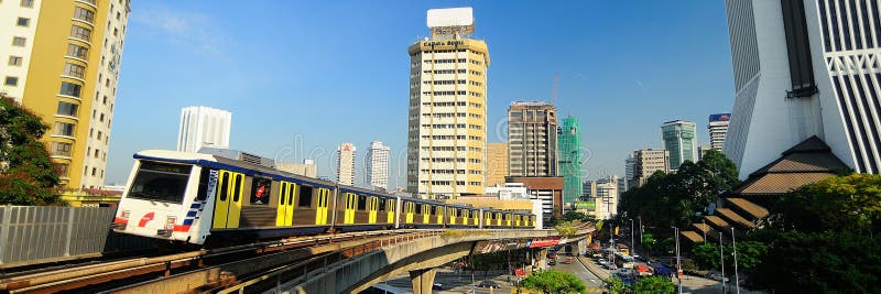 Kuala Lumpur Light Rail Transit (LRT) lizenzfreies stockfoto Kuala Lumpur Light Rail Transit (LRT) lizenzfreies stockfoto