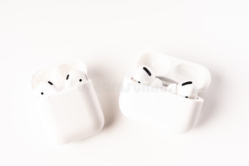 Apple Airpods pro isolated on white background