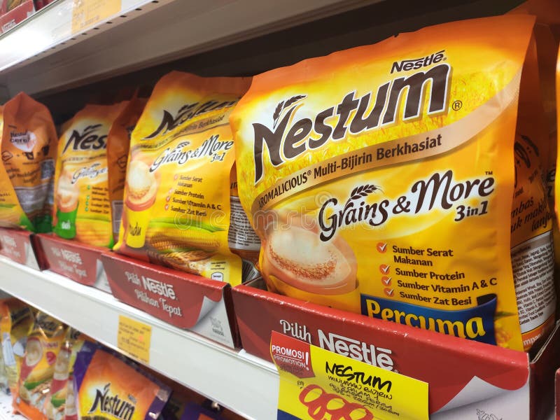 Nestum Mix Grain Nestum by Nestle. Comes with a Variety of Flavour and  Taste Editorial Stock Photo - Image of cereal, commercial: 187478398