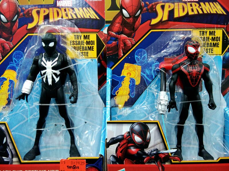 Spider Man Toys on Shelves in Shopping Mall. Editorial Stock Image - Image  of film, heroes: 129205304
