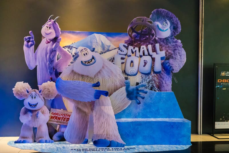 Smallfoot editorial photography. Image of james, yeti - 127719292