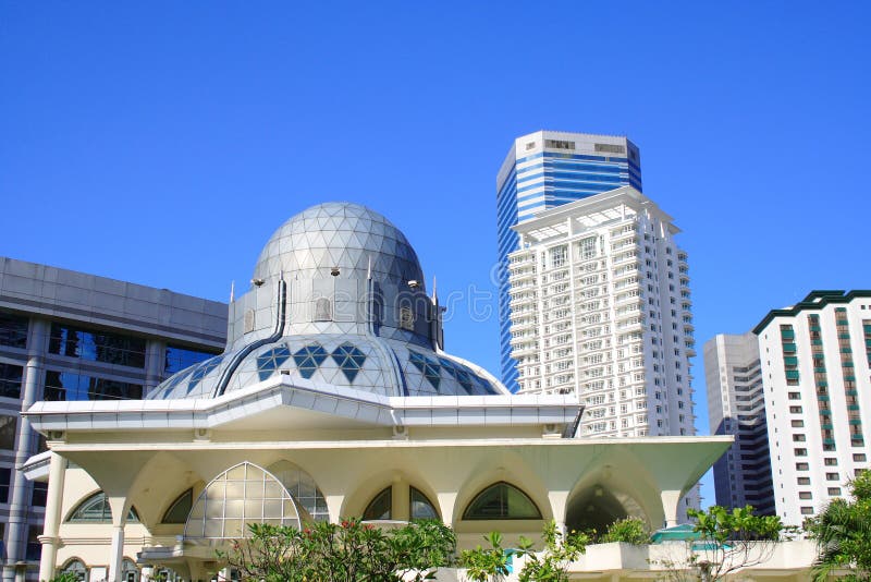 Kuala Lumpur moské arkivbild Kuala Lumpur moské arkivbild