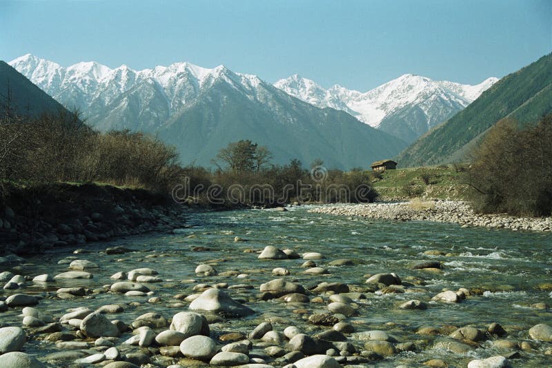 Kuban river landscape