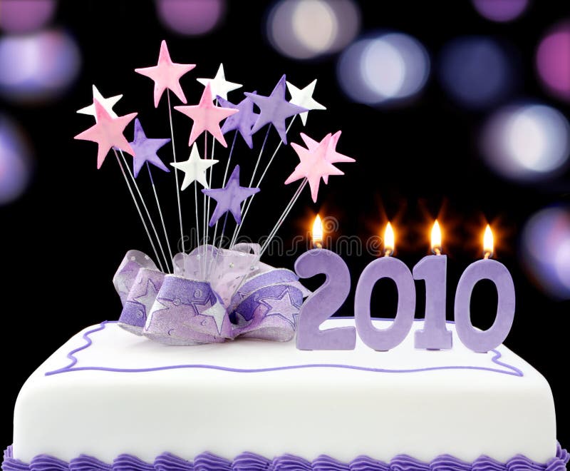 Kuchen 2010 stockbild. Bild von kuchen, schwarzes, form - 8166169