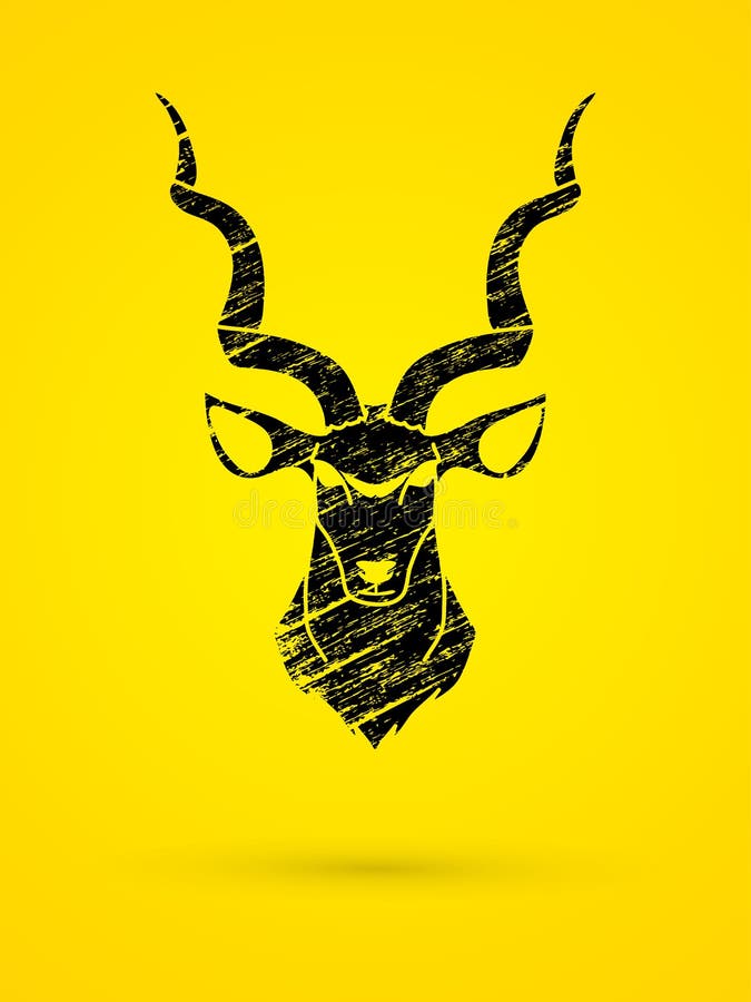 Kudu head front view stock vector. Illustration of nature - 86154834 Kudu head front view stock vector. Illustration of nature - 86154834