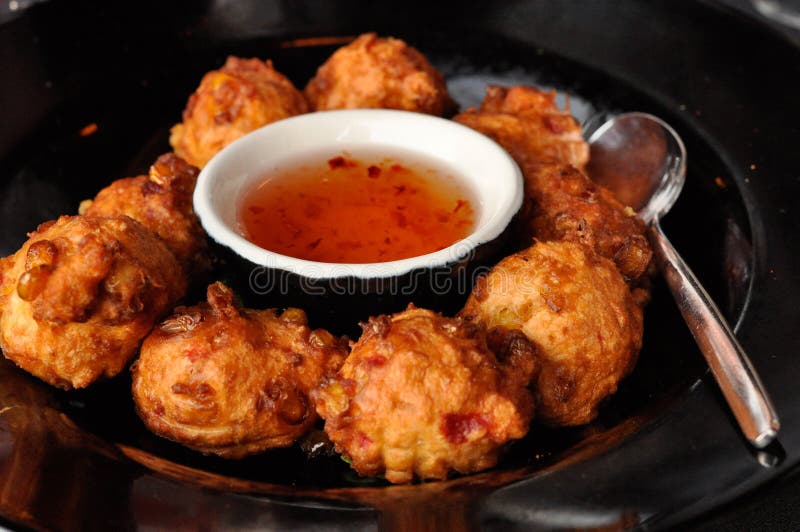 kukurydzani fritters zdjęcie stock kukurydzani fritters zdjęcie stock