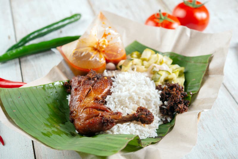 Kukus lemak Nasi стоковое изображение rf