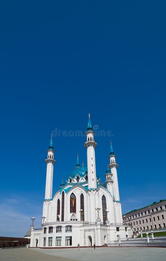 Kul Sharif Mosque in Kazan Kremlin. UNESCO World Heritage Site. royalty free stock photo Kul Sharif Mosque in Kazan Kremlin. UNESCO World Heritage Site. royalty free stock photo