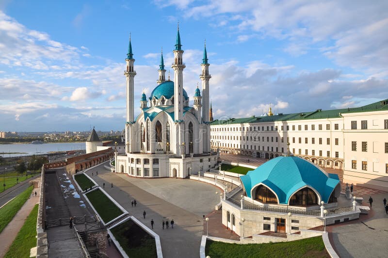 Kul Sharif Mosque à Kazan Kremlin Russie image stock Kul Sharif Mosque à Kazan Kremlin Russie image stock