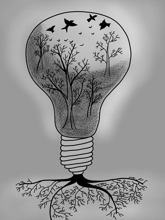 kula inom ljus tree royaltyfri illustrationer kula inom ljus tree royaltyfri illustrationer