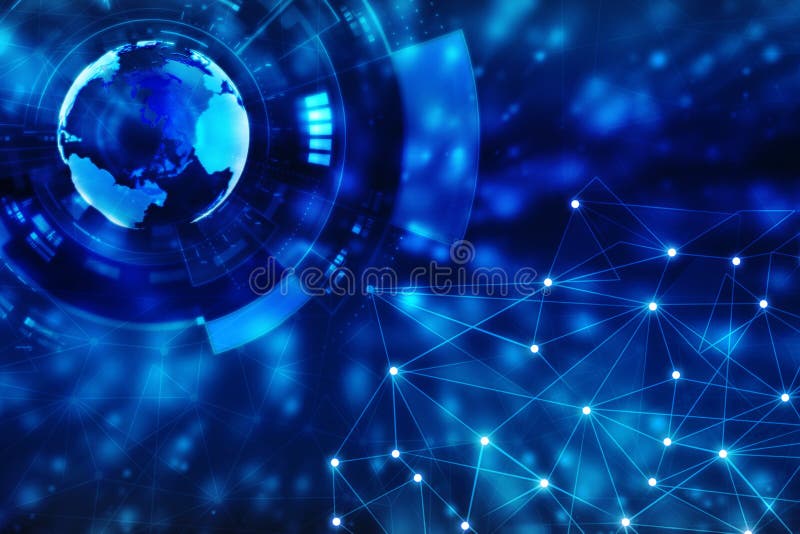 Kula ziemska interneta złączony tło royalty ilustracja Kula ziemska interneta złączony tło royalty ilustracja