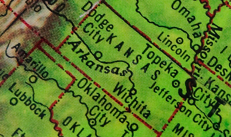 kula ziemska Kansas obrazy stock kula ziemska Kansas obrazy stock