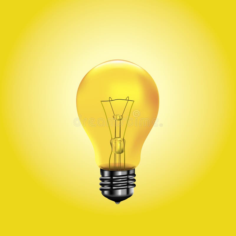 kulalampa - yellow royaltyfri illustrationer kulalampa - yellow royaltyfri illustrationer
