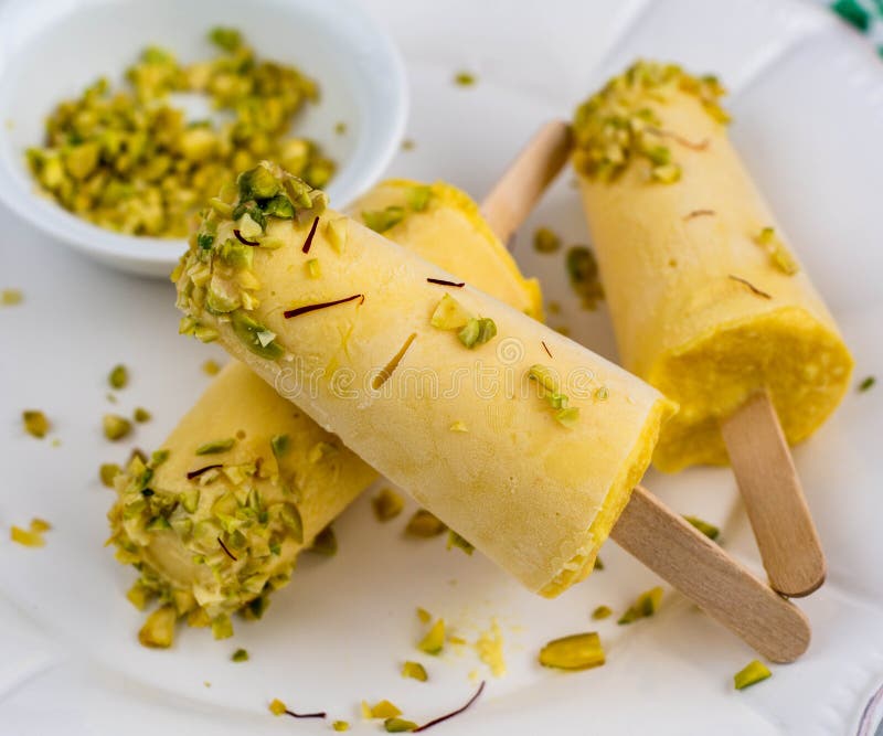 Kulfi stock image. Image of fruit, colourful, cardamon - 89378809