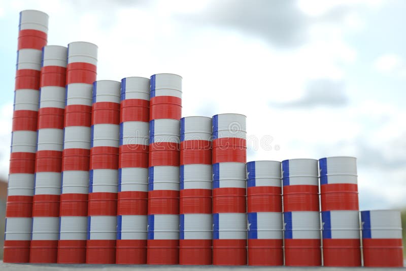 Kullflagg på oljefartyg som utvecklas nedåt. Kris eller sanktionsbegrepp 3d-rendering inom den petrokemiska industrin.