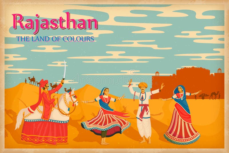 Kultur von Rajasthan lizenzfreie abbildung Kultur von Rajasthan lizenzfreie abbildung