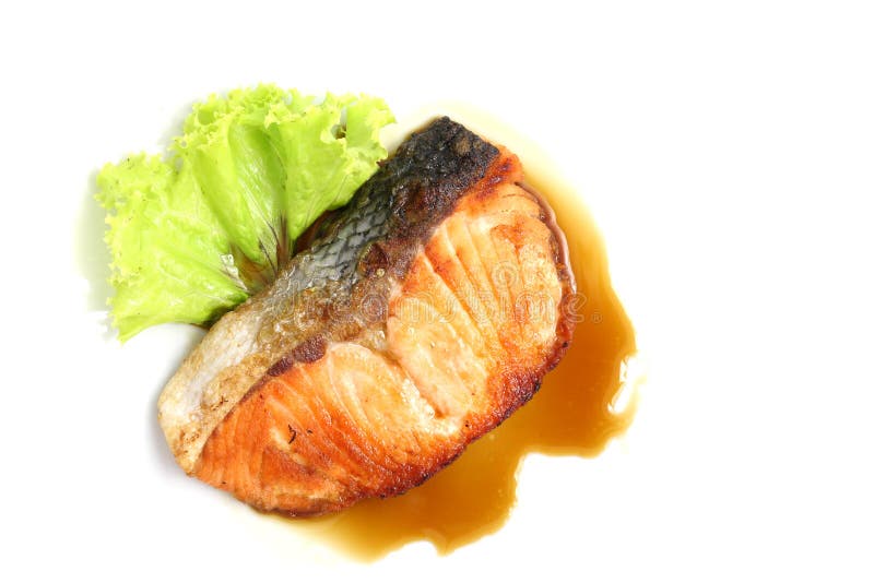 kumberlandu piec na grillu łososiowy teriyaki zdjęcie royalty free kumberlandu piec na grillu łososiowy teriyaki zdjęcie royalty free
