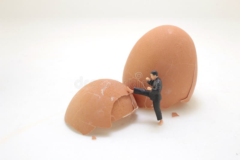 A Kung Fu Figure Broke the Egg Stock Photo Image of battle, hatch 273635556