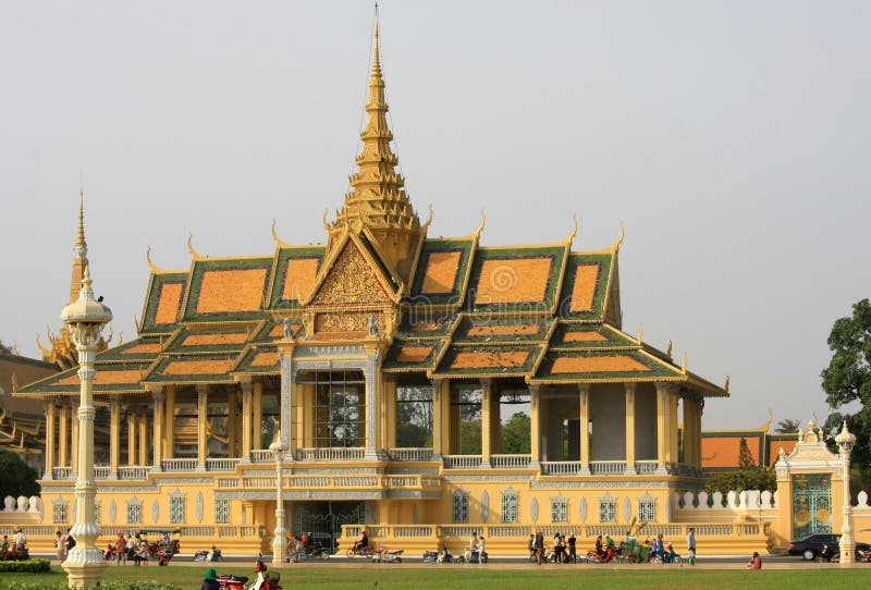 Kunglig person för slottpenhphnom fotografering för bildbyråer
