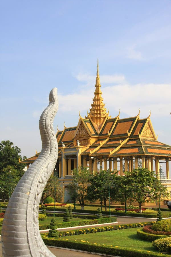 Kunglig person för slottpenhphnom fotografering för bildbyråer
