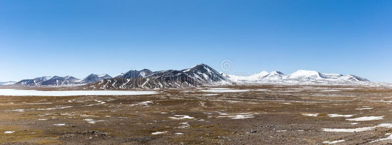 Kunlun snow mountains panorama