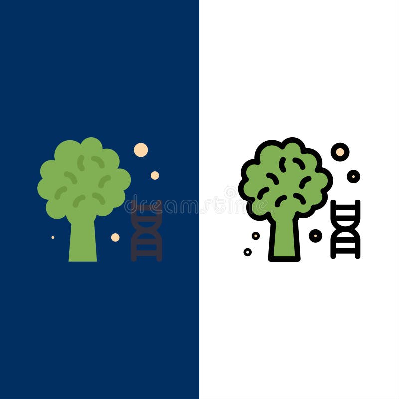Kunskap Dna, vetenskap, trädsymboler Lägenheten och linjen fylld symbol ställde in blå bakgrund för vektorn royaltyfri illustrationer Kunskap Dna, vetenskap, trädsymboler Lägenheten och linjen fylld symbol ställde in blå bakgrund för vektorn royaltyfri illustrationer