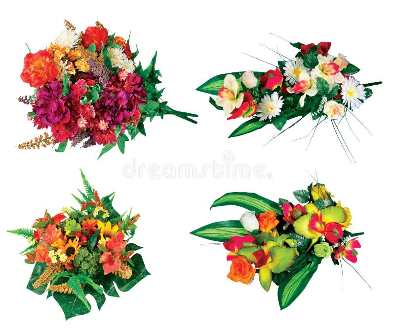 Kunstbloemen stock foto's