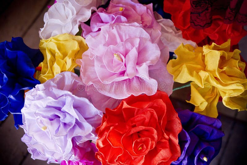 Kunstbloemen stock afbeeldingen