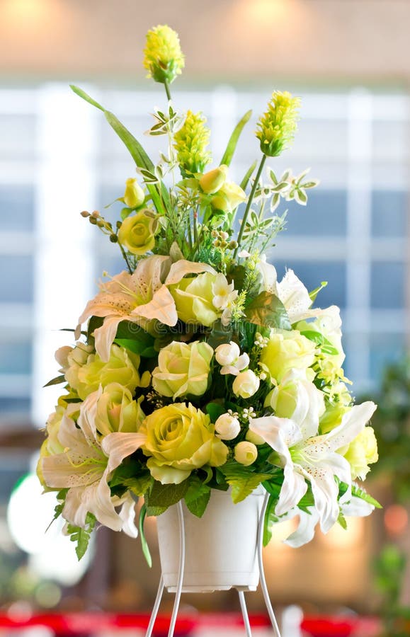 Kunstbloemen stock foto