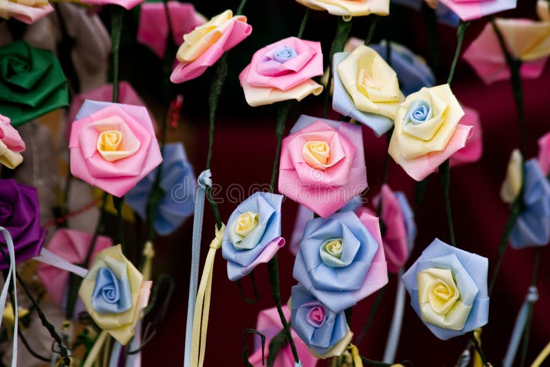 Kunstbloemen royalty-vrije stock fotografie