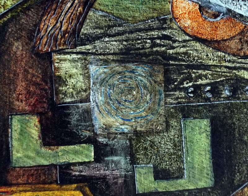 Kunstholzfarbe Textur abstrakte geometrische Formen vektor abbildung