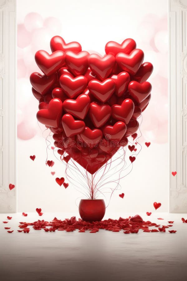 Hart, monogram, op een lichte achtergrond15 stock illustratie