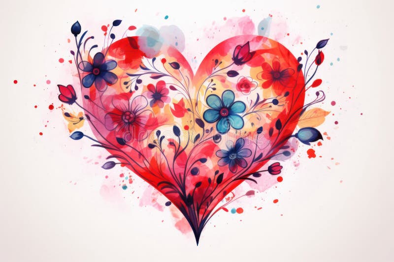 Hart, monogram, op een lichte achtergrond18 royalty-vrije illustratie