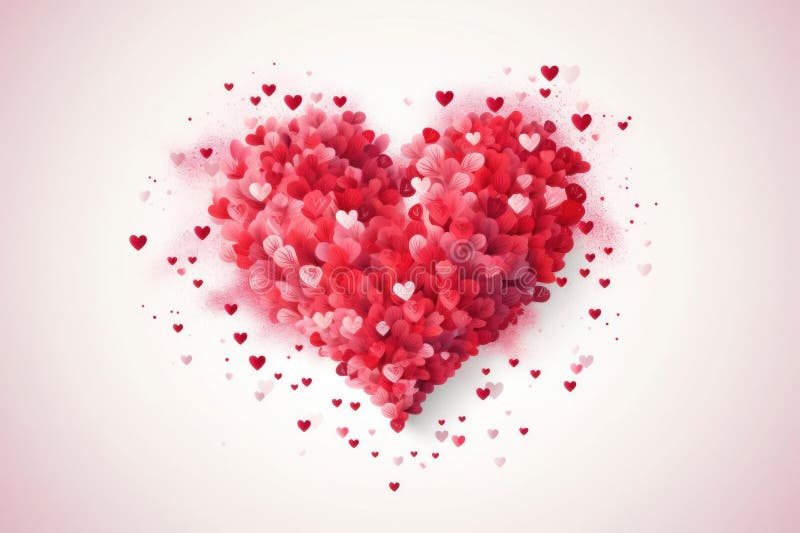 Hart, monogram, op een lichte achtergrond22 vector illustratie