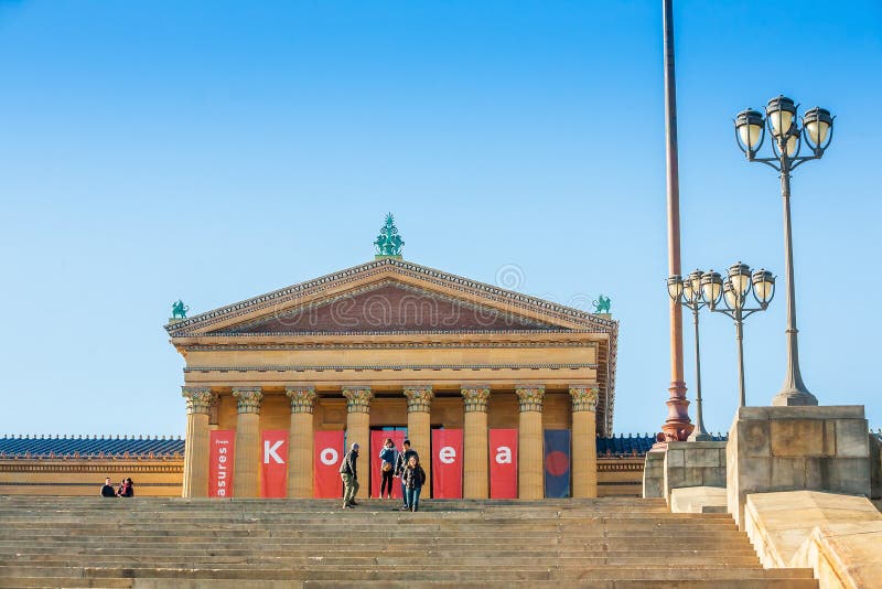 Kunstmuseum Philadelphias Pennsylvania lizenzfreie stockfotografie Kunstmuseum Philadelphias Pennsylvania lizenzfreie stockfotografie
