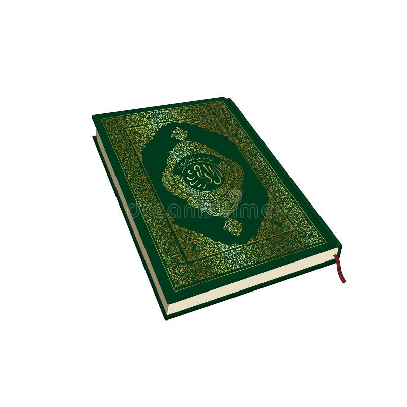 Kuran Objawienie Mahometa Kaligrafia Wiara muzułmańska Księga religijna Ilustracja graficzna wektorowa Izolowany ilustracji Kuran Objawienie Mahometa Kaligrafia Wiara muzułmańska Księga religijna Ilustracja graficzna wektorowa Izolowany ilustracji