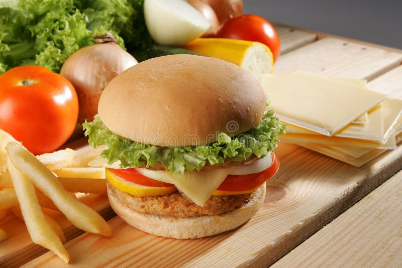kurczak hamburgera kurczak hamburgera
