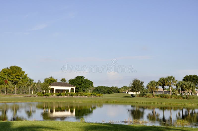 kursflorida golf naples arkivfoton kursflorida golf naples arkivfoton