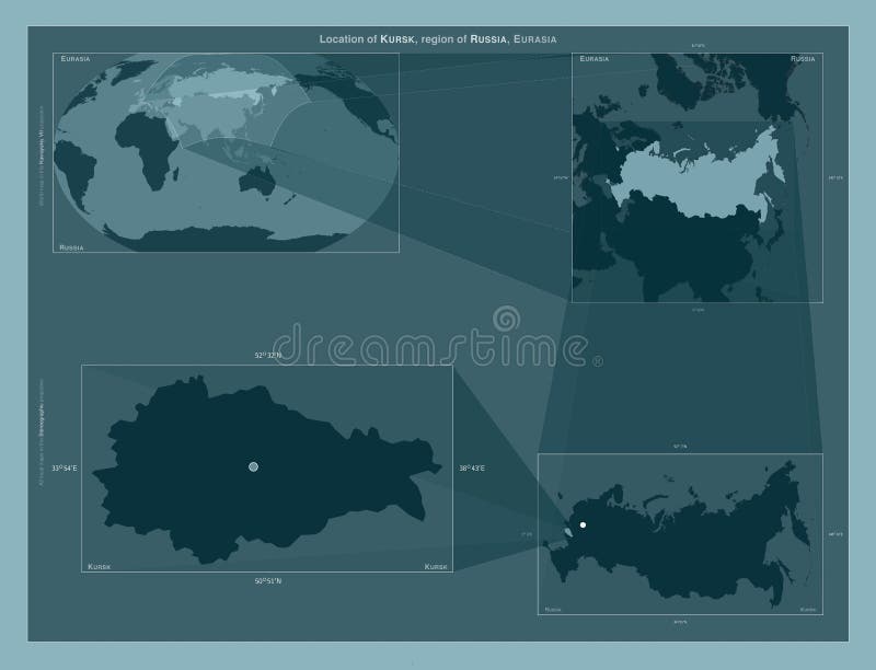 Kursk Russia Described Location Diagram Stock Illustration kursk-russia-described-location-diagram-stock-illustration