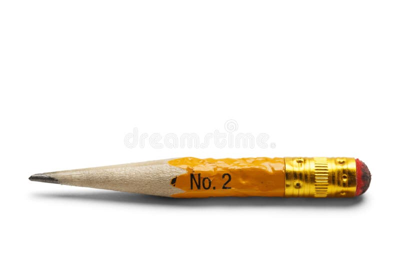 Kurzer Bleistift lizenzfreie stockfotografie Kurzer Bleistift lizenzfreie stockfotografie