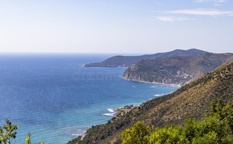Kusten av cilento in salerno italy royaltyfri fotografi Kusten av cilento in salerno italy royaltyfri fotografi