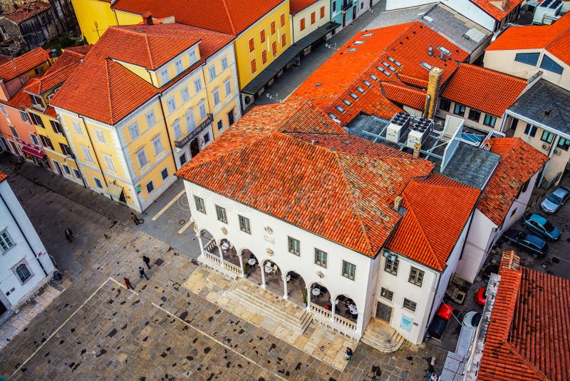 Kuststad Koper i Slovenien royaltyfri fotografi Kuststad Koper i Slovenien royaltyfri fotografi
