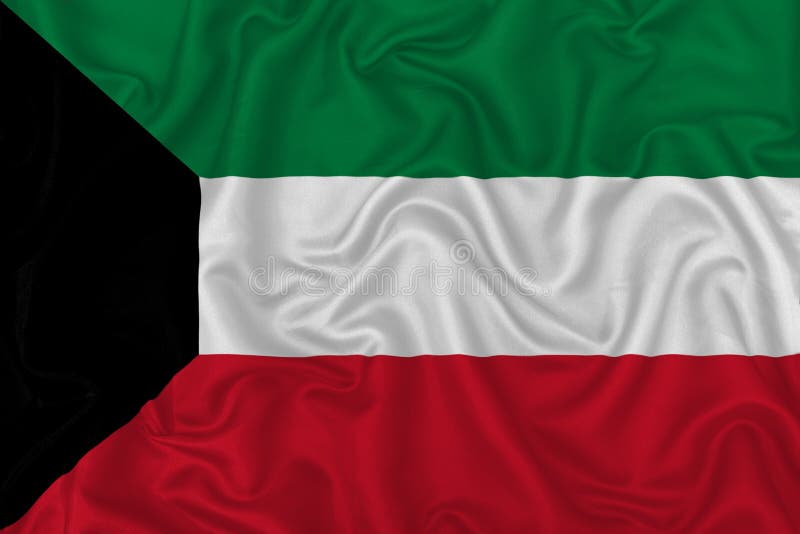 Kuwait country flag stock illustration. Illustration of original