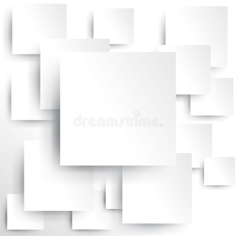 Square element on white paper with shadow, create by vector. Square element on white paper with shadow, create by vector