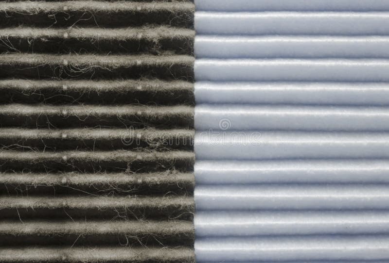 Kvalitet för inomhus luft, jämförelse för två filter
