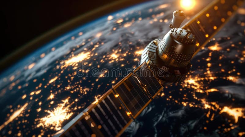 Kvantkryptografisk satellitkommunikation. generativ ai