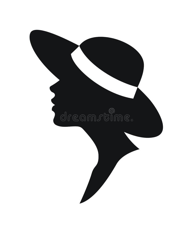 Kvinna i en hatt