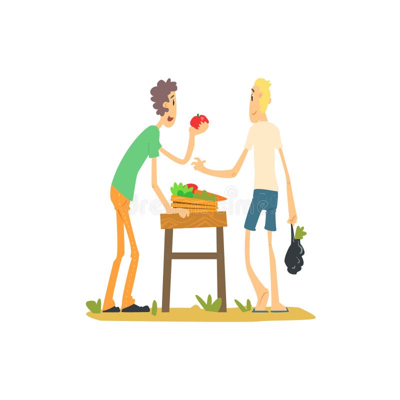 Kvinna som säljer äpplen på marknaden royaltyfri illustrationer Kvinna som säljer äpplen på marknaden royaltyfri illustrationer