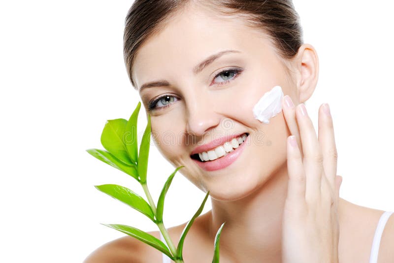kvinnlighudskincare arkivbild kvinnlighudskincare arkivbild