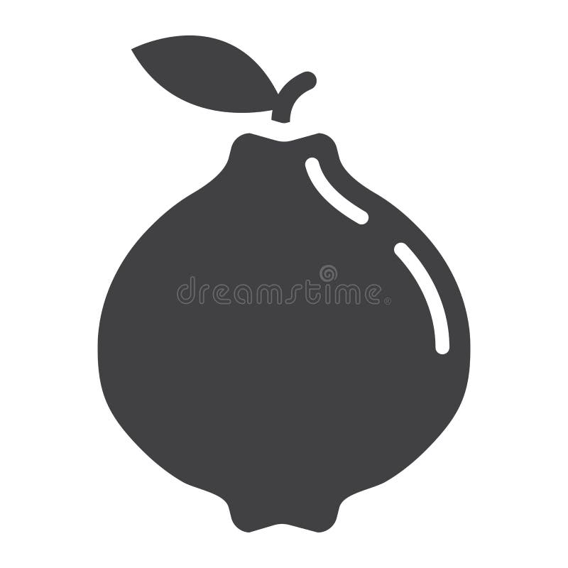 Kweepeer stevig pictogram, fruit en dieet royalty-vrije illustratie Kweepeer stevig pictogram, fruit en dieet royalty-vrije illustratie